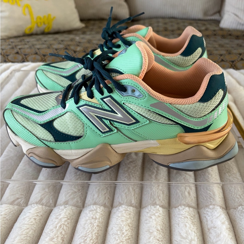 Limited Edition…New Balance Mint and Peach Athletic Shoes-Summer Leisure